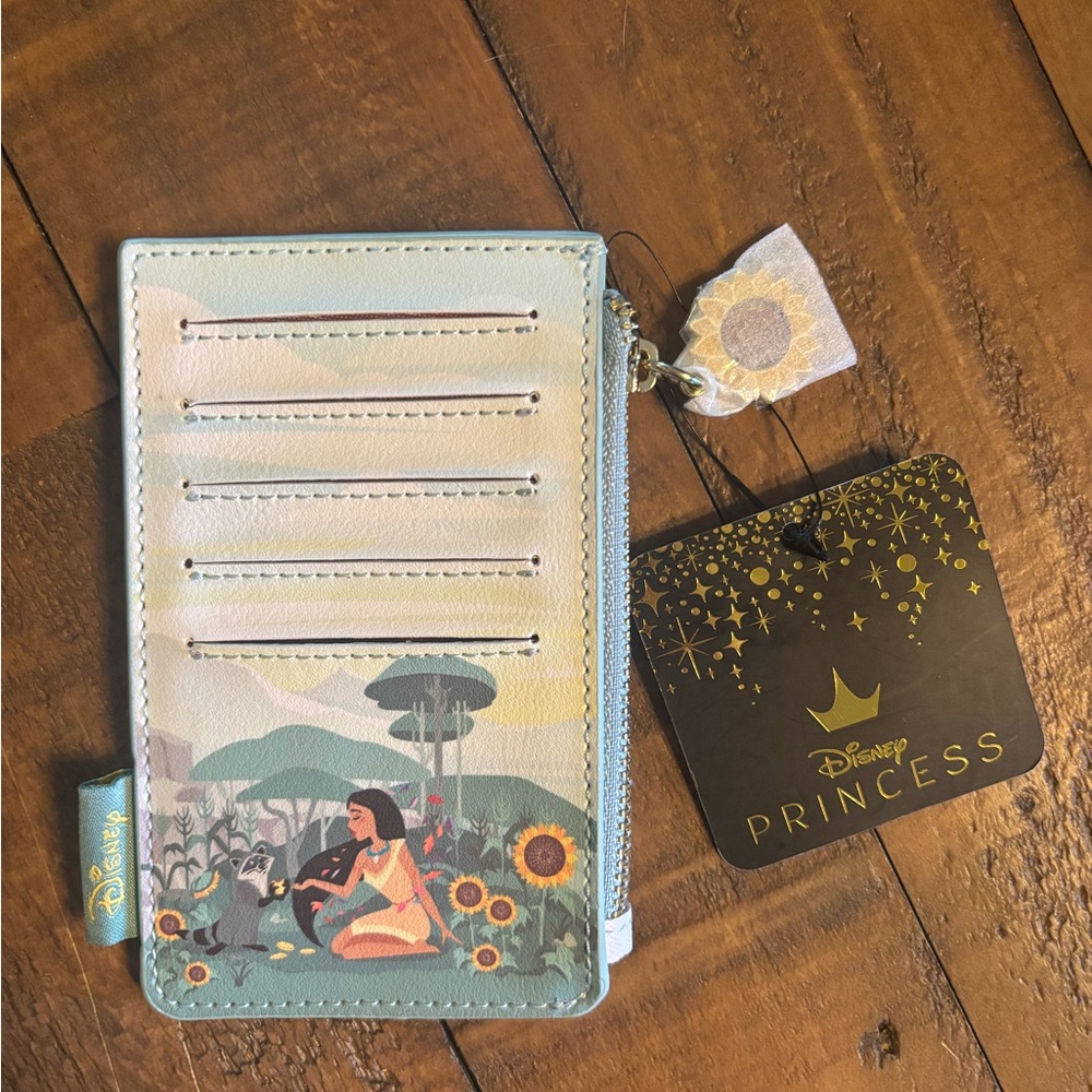 Loungefly Disney Princess Card Holder - Blue and Green